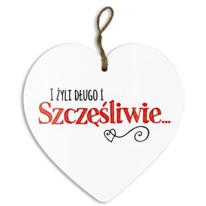Zawieszka Serce Pan Dragon Długo i szczęśliwie